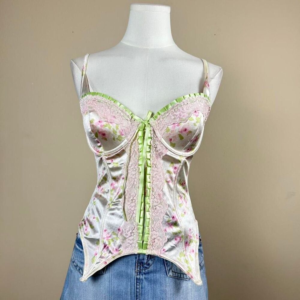 Delicates Viral Garden Fairy Whimsigoth Corset Top